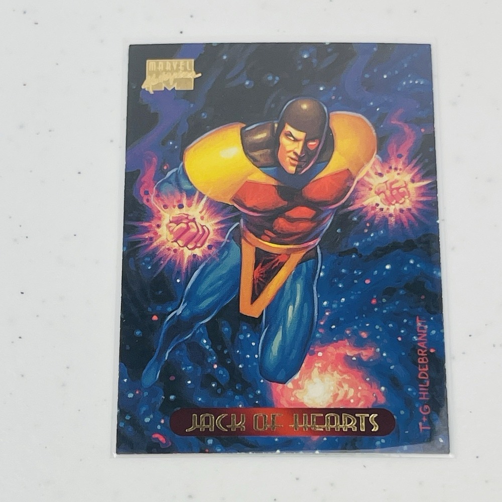 1994 Fleer SkyBox Marvel Masterpieces Jack of Hearts #57 Hildebrandt